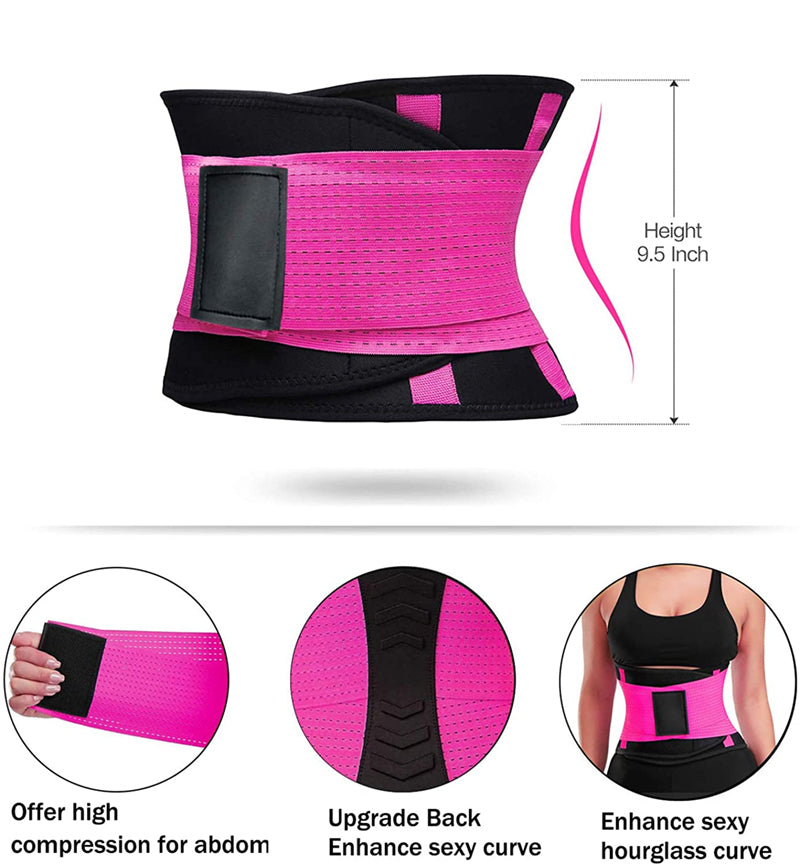 35-0009 Cinturón Moldeador de Cintura con Efecto térmico color negro