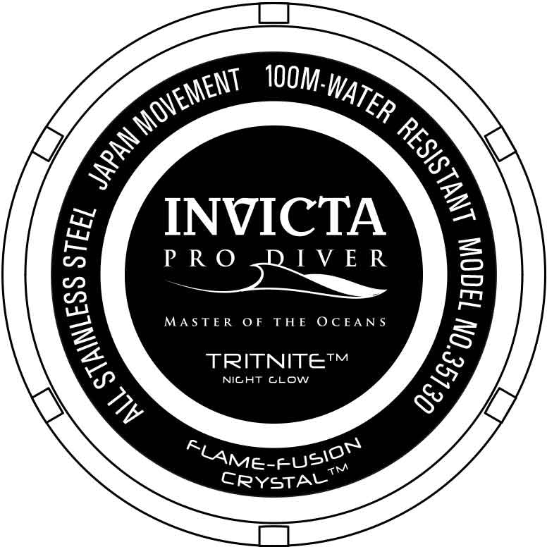 Reloj Invicta Pro Diver de caballero pulsera de metal 43 mm