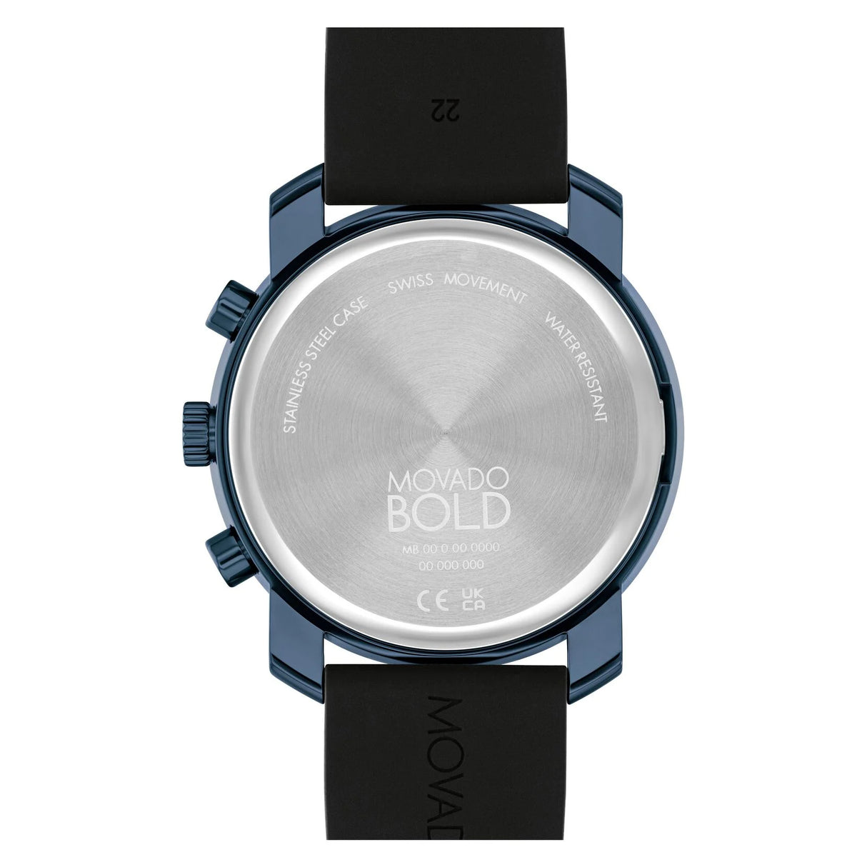 3601049 Reloj Movado Bold de hombre correa de caucho 44 mm