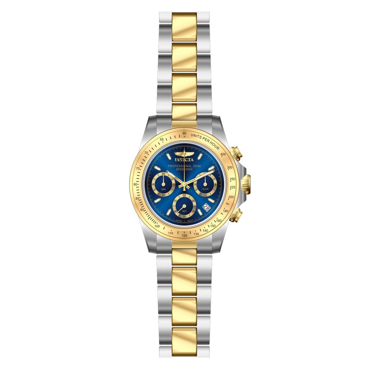 Reloj Invicta Speedway de hombre pulsera de metal 40 mm