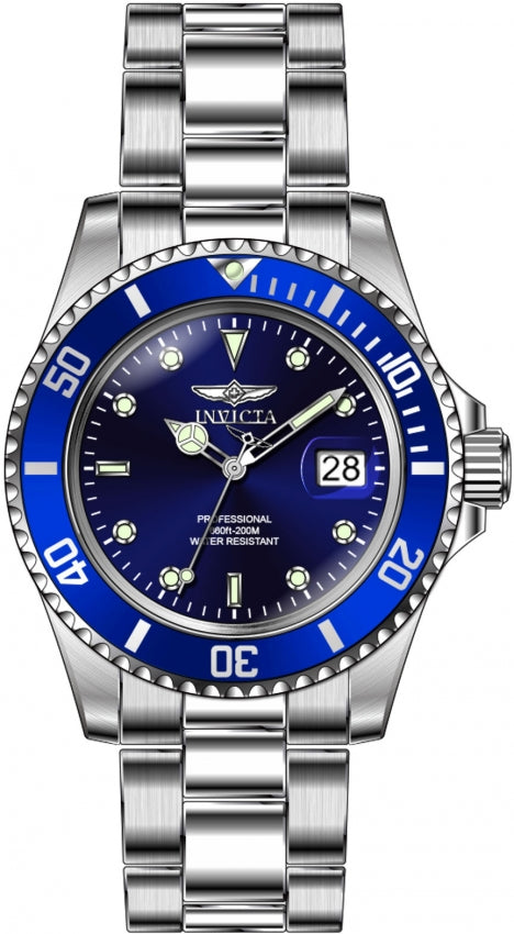 Reloj Invicta Pro Diver para caballero pulsera de metal 40 mm