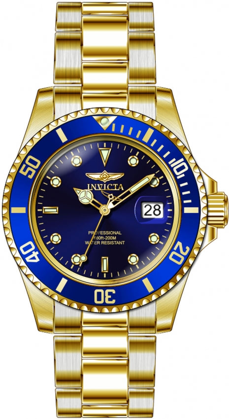 Reloj Invicta Pro Diver para caballero pulsera de metal 40 mm