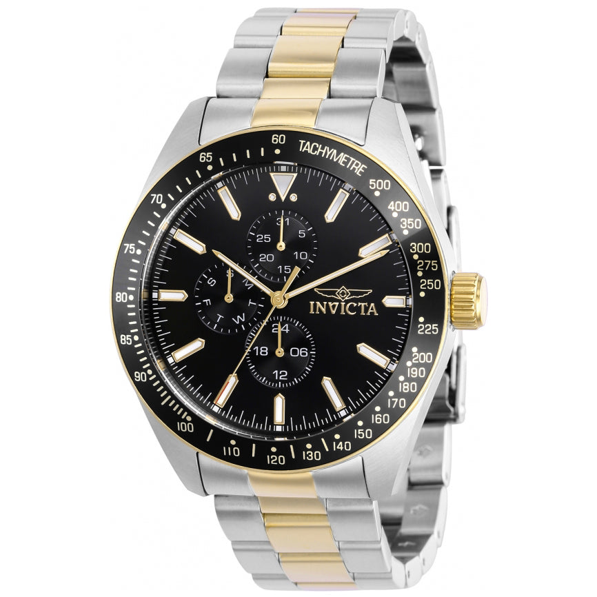 Reloj Invicta Aviator para hombre pulsera de metal 45 mm