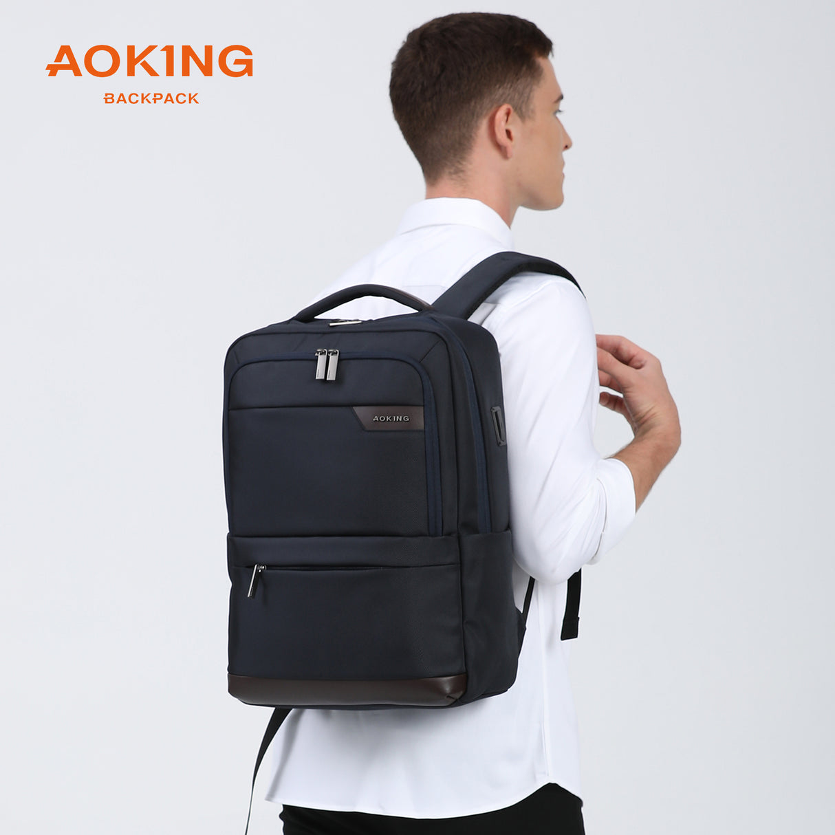 SN2117 Mochila Aoking Escolar para Hombre