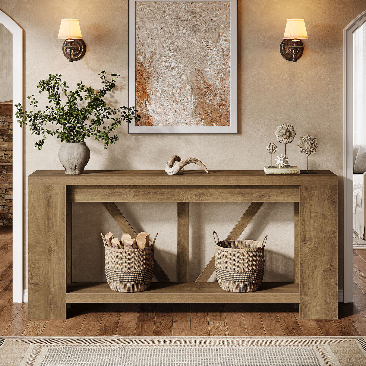 HOGA-F2212X Mesa de pared Tribesigns de madera