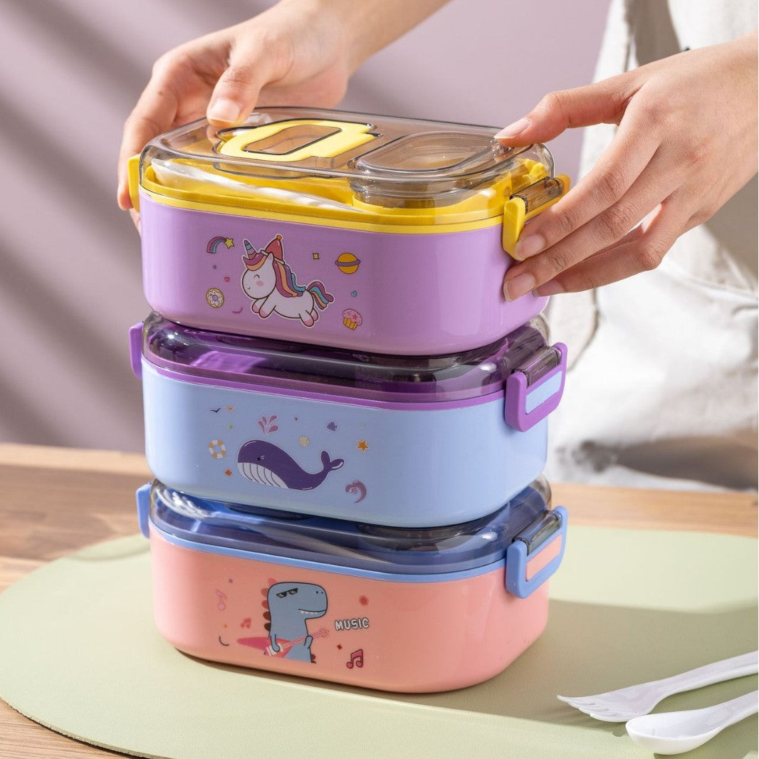 DM6001B Lonchera infantil con dos apartados