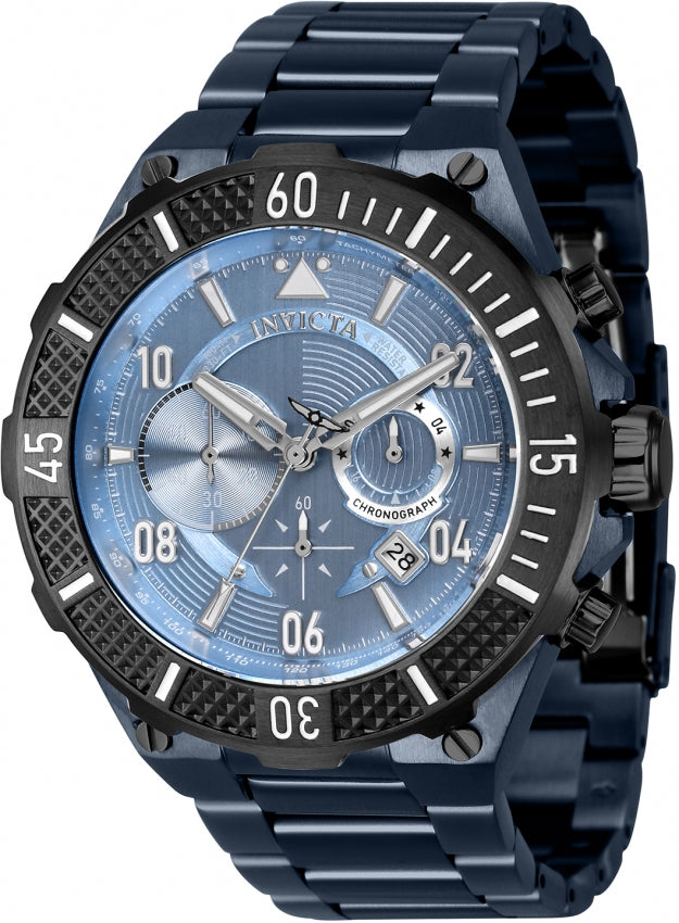Reloj Invicta Aviator de hombre correa de metal 50 mm