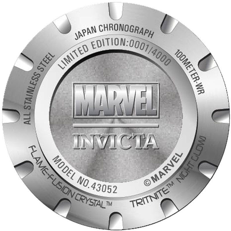 Reloj Invicta Marvel Captain America de hombre pulsera de metal 50 mm