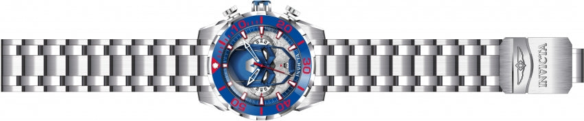 Reloj Invicta Marvel Captain America de hombre pulsera de metal 50 mm
