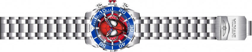 Reloj Invicta Marvel Spiderman de hombre pulsera de metal 50 mm