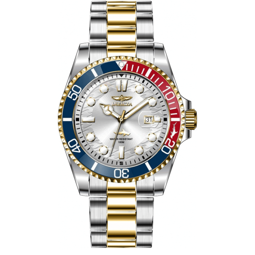 Reloj Invicta Aviator para caballero pulsera de metal 45mm