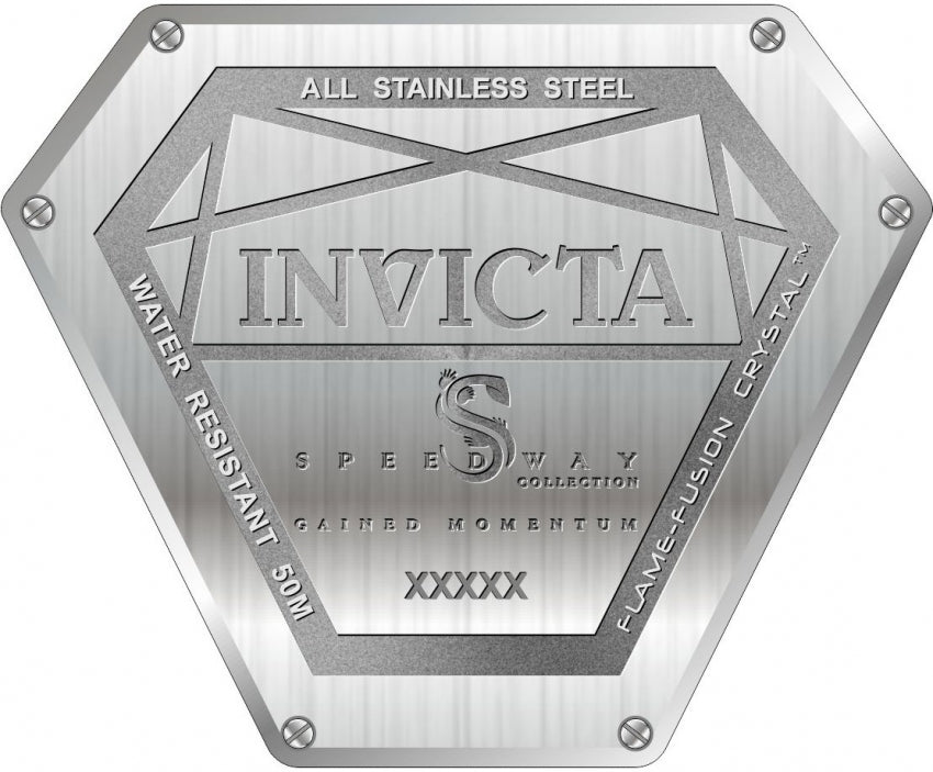 Reloj Invicta Speedway de hombre correa de metal forma triangular 53 mm