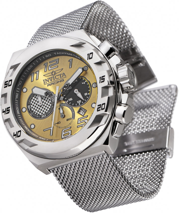 Reloj Invicta Racing para caballero pulsera mesh 48 mm
