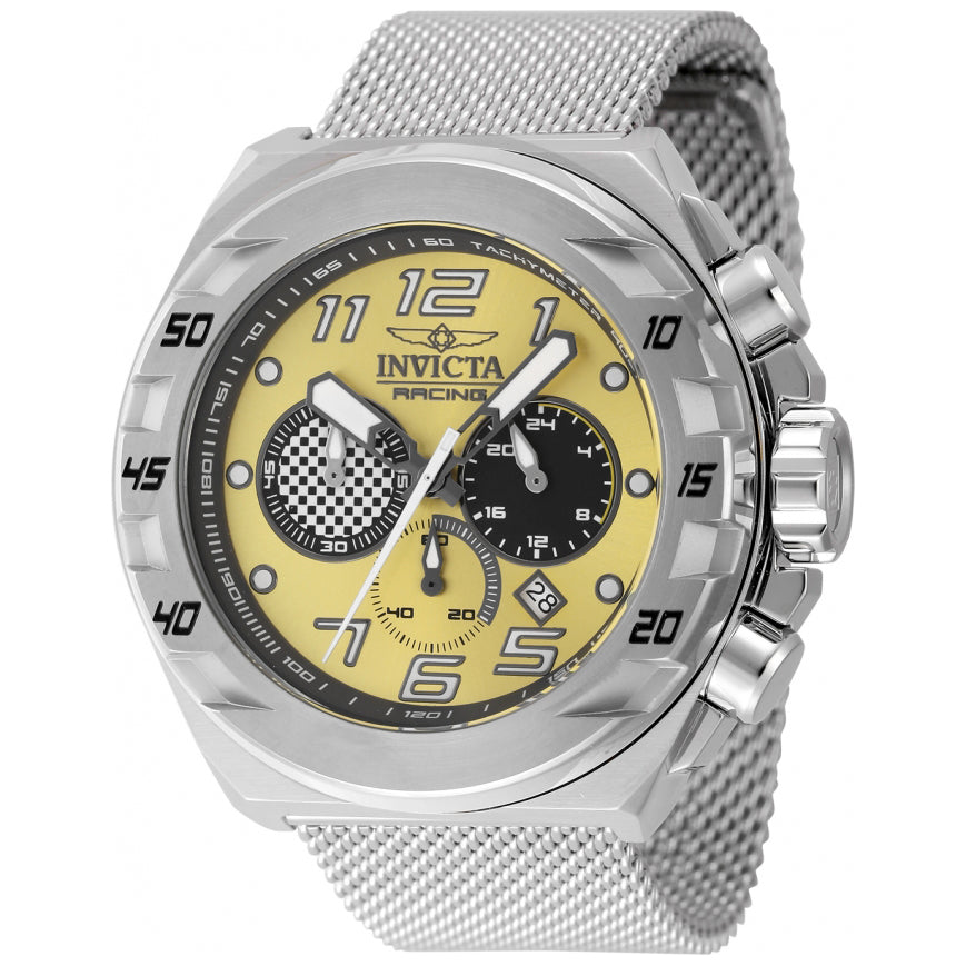 Reloj Invicta Racing para caballero pulsera mesh 48 mm