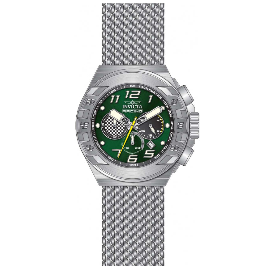 Reloj Invicta Racing para caballero pulsera mesh 48 mm
