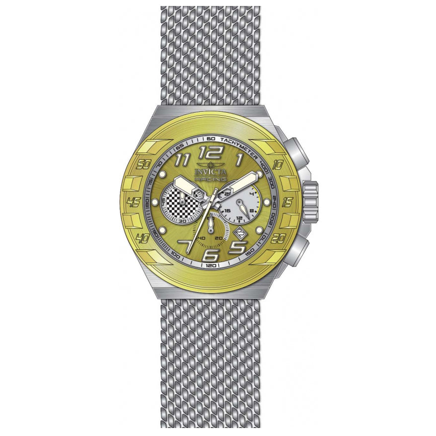 Reloj Invicta Racing para caballero pulsera mesh 48 mm