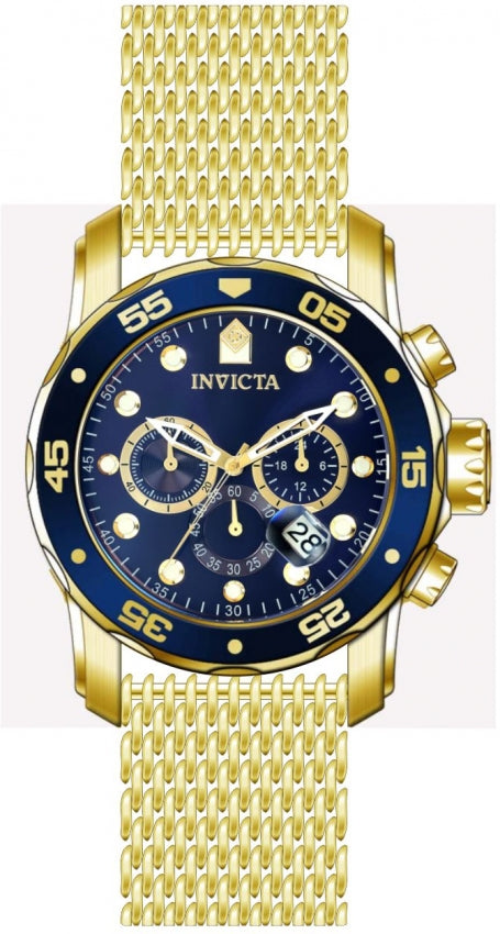 Reloj Invicta Pro Diver de hombre pulsera mesh 48 mm
