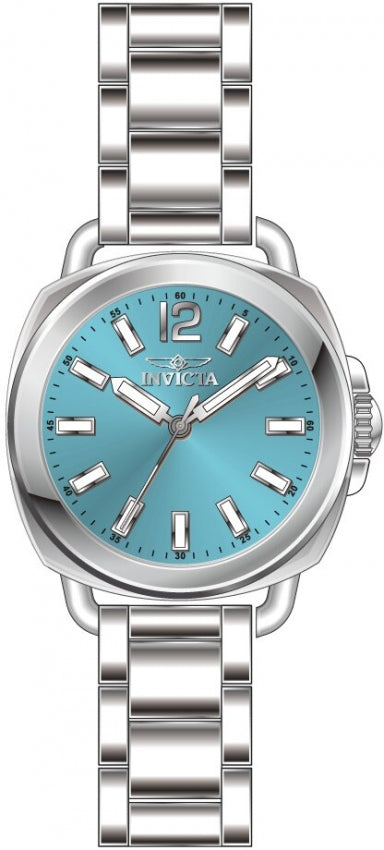 Reloj Invicta Wildflower de dama banda de metal 32 mm