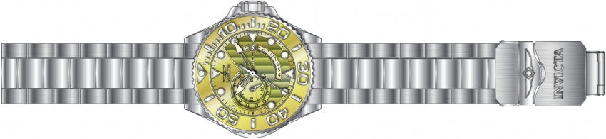 Reloj Invicta de Grand Diver de caballero banda de metal 52 mm