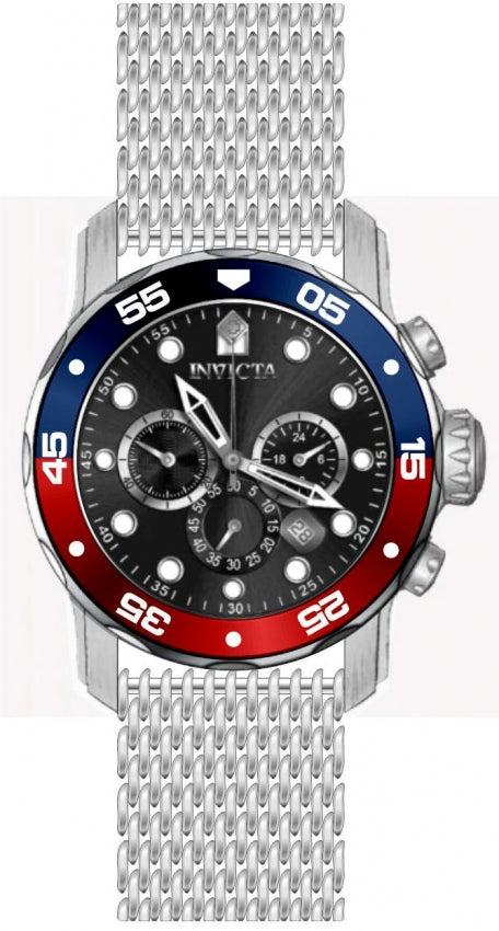Reloj Invicta Pro Diver de hombre pulsera mesh 48 mm