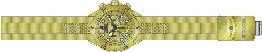 Reloj Invicta Venom de hombre pulsera de metal 45 mm