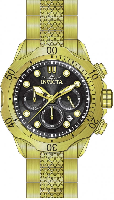 Reloj Invicta Venom de hombre pulsera de metal 45 mm