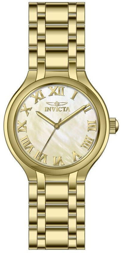 Reloj Invicta Wildflower de dama banda de metal 32 mm