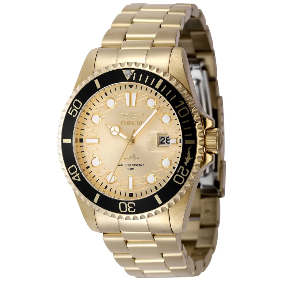 Reloj Invicta Aviator para caballero pulsera de metal 45mm