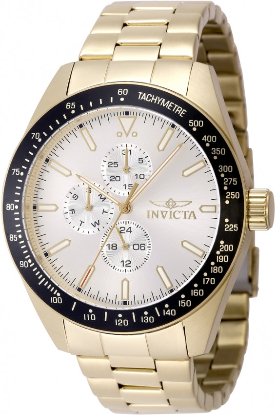 Reloj Invicta Aviator para hombre pulsera de metal 45 mm