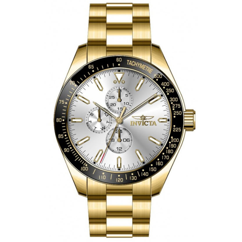 Reloj Invicta Aviator para hombre pulsera de metal 45 mm
