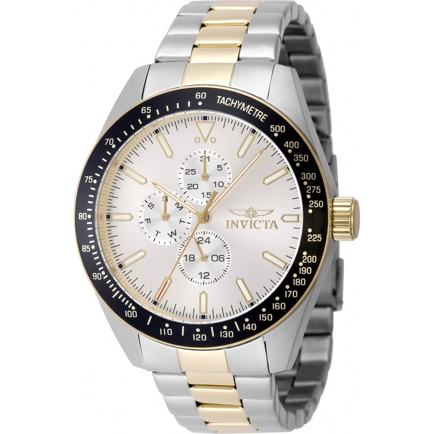 Reloj Invicta Aviator para hombre pulsera de metal 45 mm