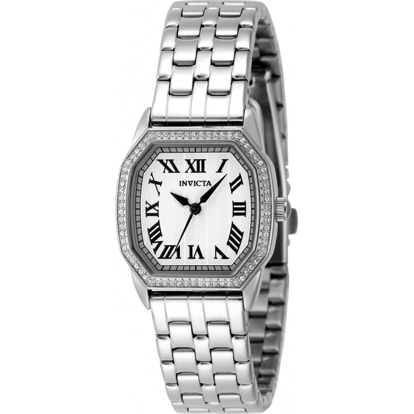 Reloj Invicta Wildflower de dama banda de metal 27 mm