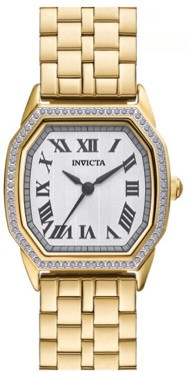 Reloj Invicta Wildflower de dama banda de metal 27 mm