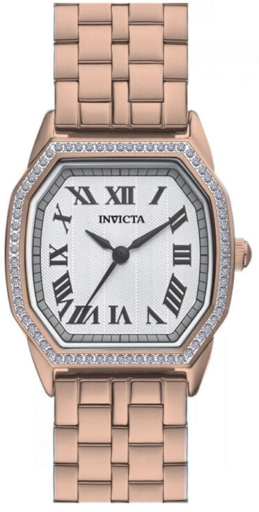 Reloj Invicta Wildflower de dama banda de metal 27 mm