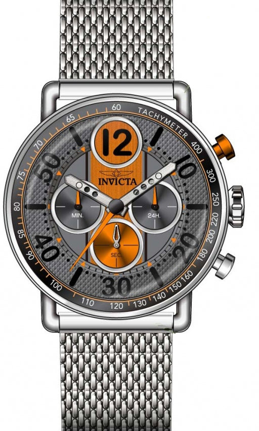 Reloj Invicta Speedway de hombre pulsera mesh 44 mm
