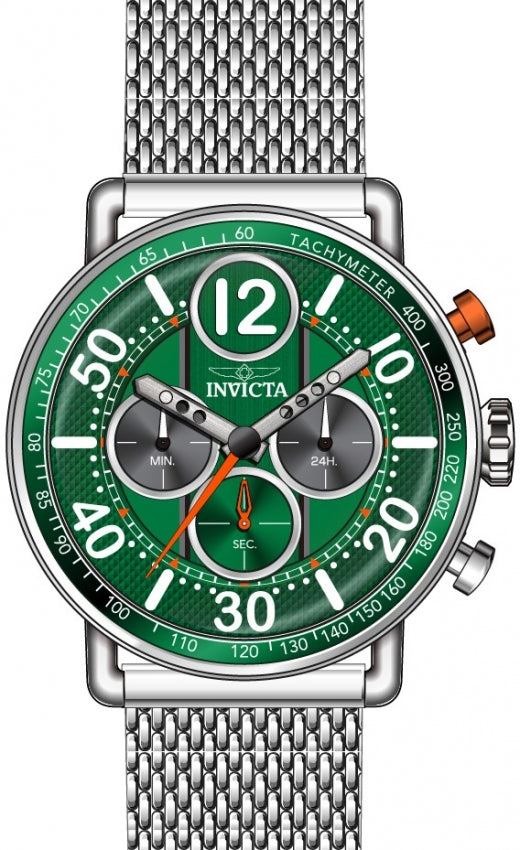 Reloj Invicta Speedway de hombre pulsera mesh 44 mm