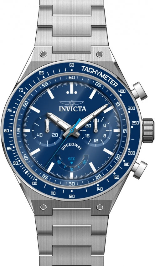 Reloj Invicta Speedway de caballero pulsera de metal 44 mm