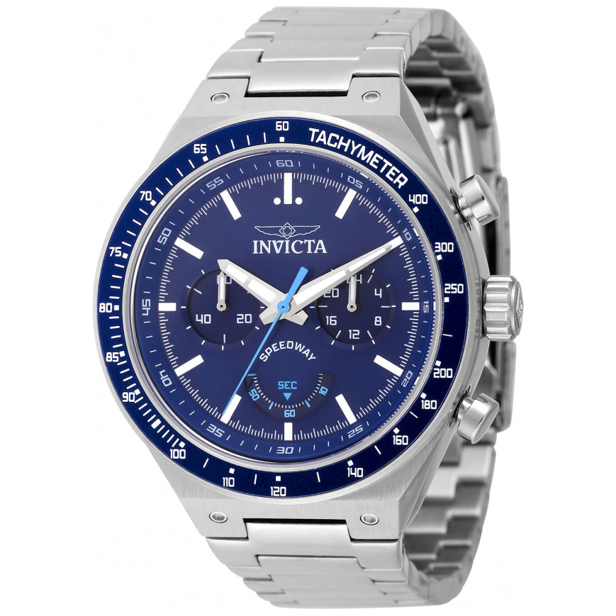 Reloj Invicta Speedway de caballero pulsera de metal 44 mm