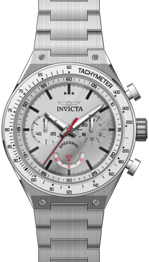 Reloj Invicta Speedway de caballero pulsera de metal 44 mm