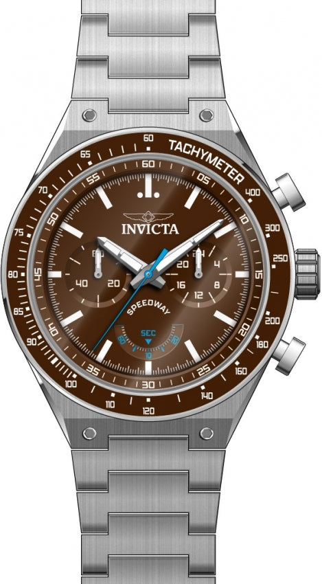 Reloj Invicta Speedway de caballero pulsera de metal 44 mm