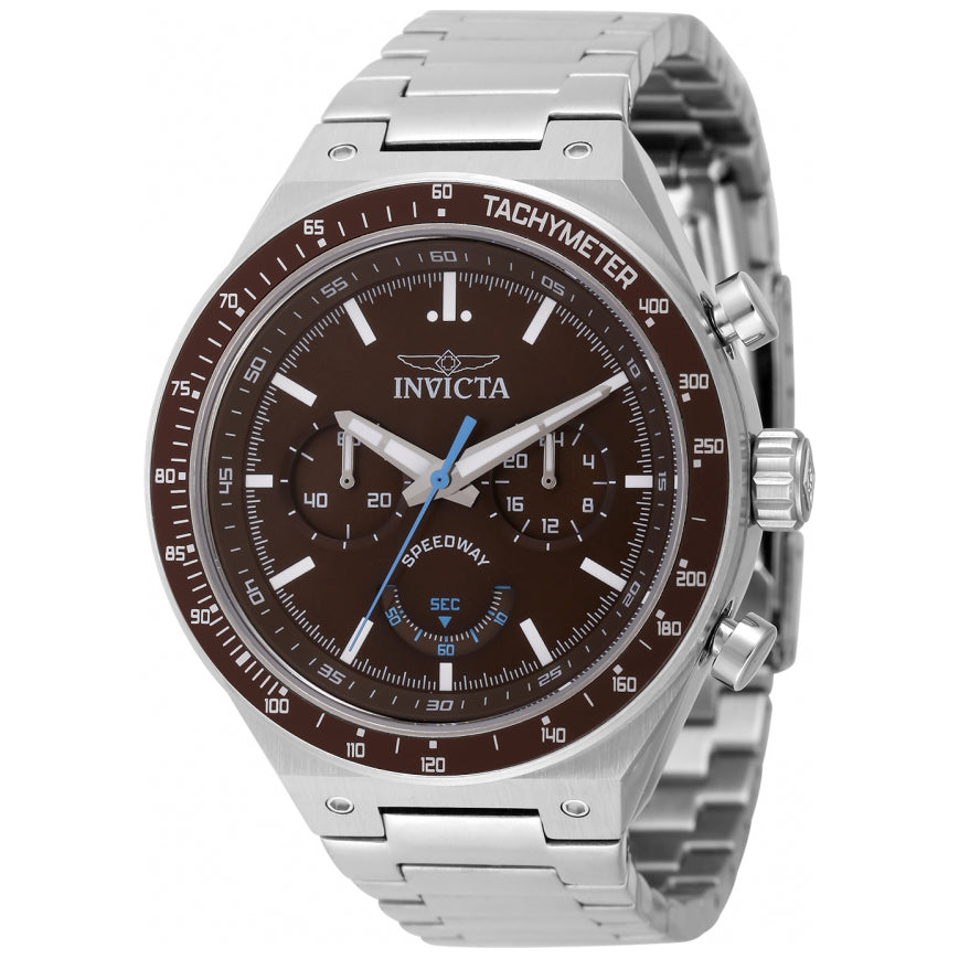 Reloj Invicta Speedway de caballero pulsera de metal 44 mm