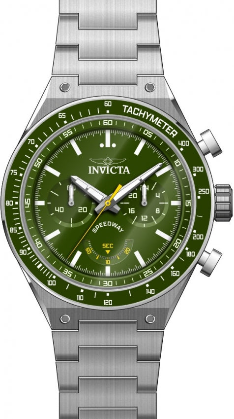 Reloj Invicta Speedway de caballero pulsera de metal 44 mm