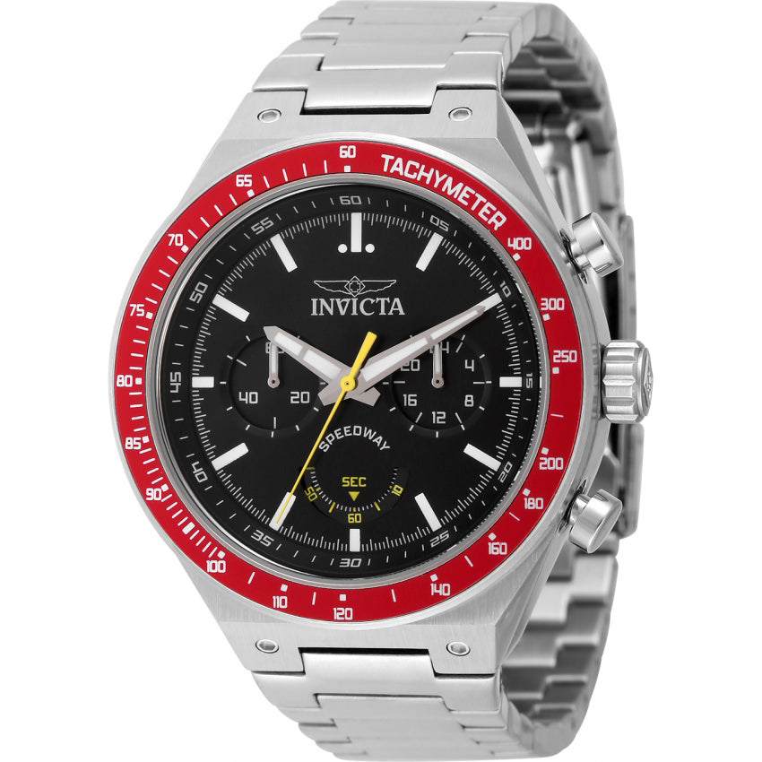 Reloj Invicta Speedway de caballero pulsera de metal 44 mm