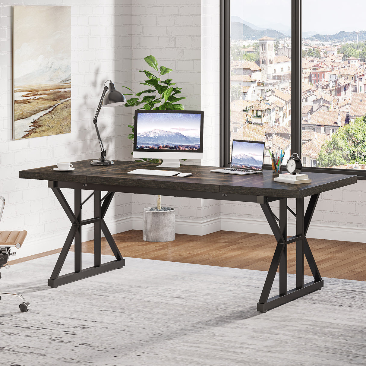 Tribesigns escritorio mueble para oficina y homeoffice HOGA-JW