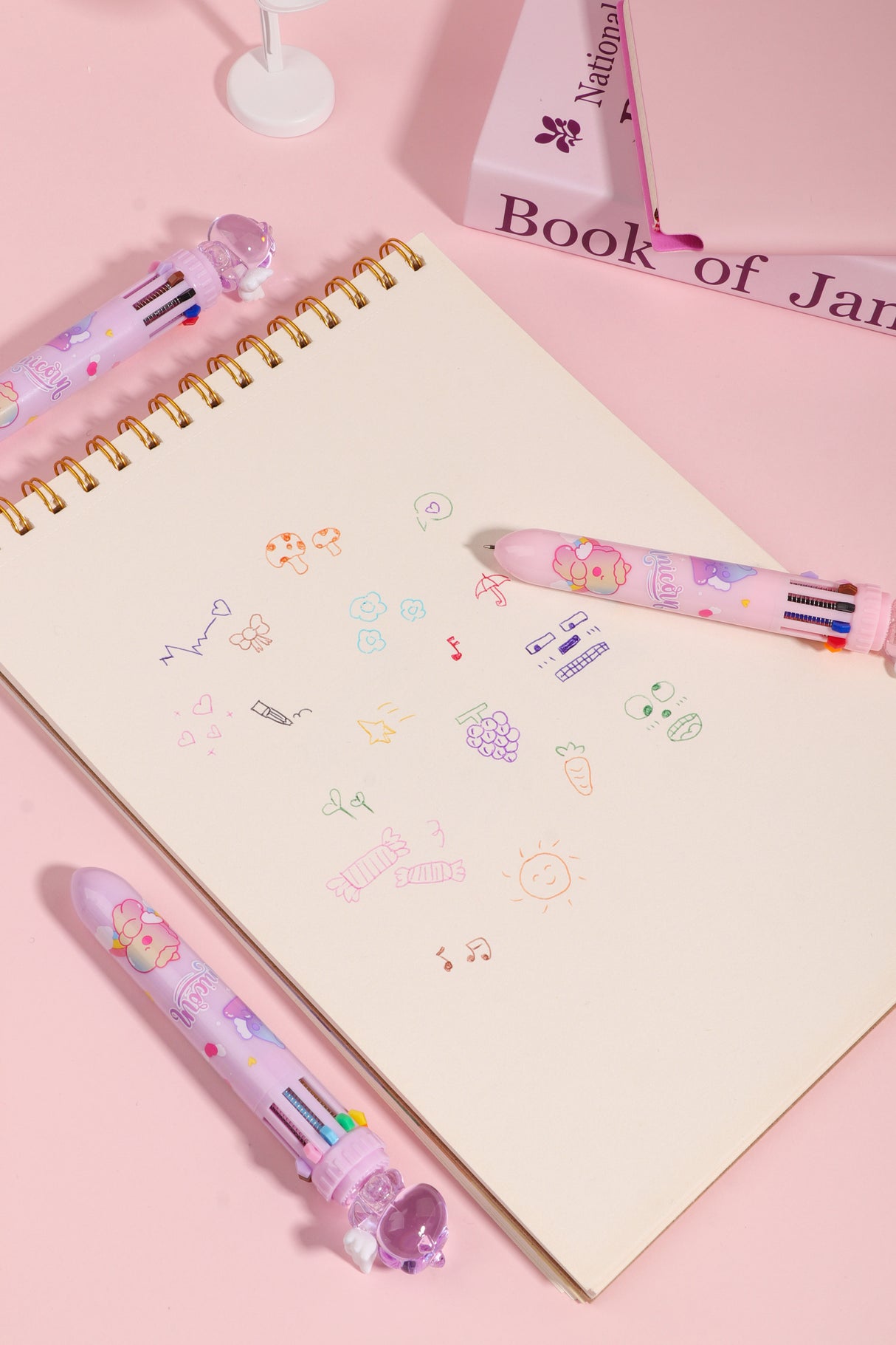 Bolígrafo de 10 Colores con Temática de Unicornio kk-8031