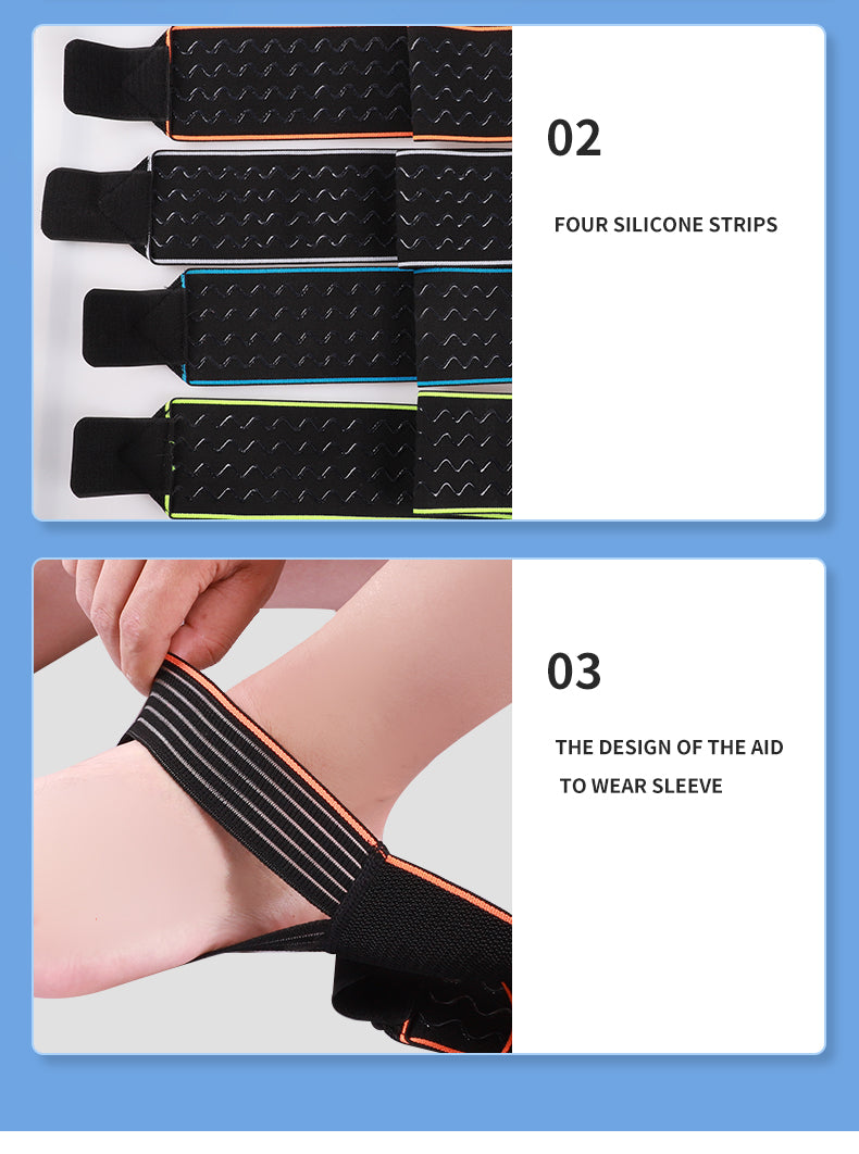 5-0014 Tobillera de compresión con tiras de silicona