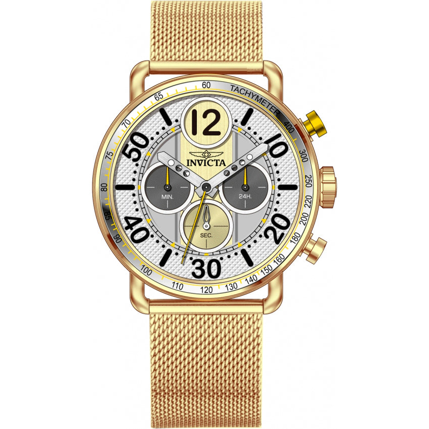 Reloj Invicta Speedway de hombre correa mesh 44 mm