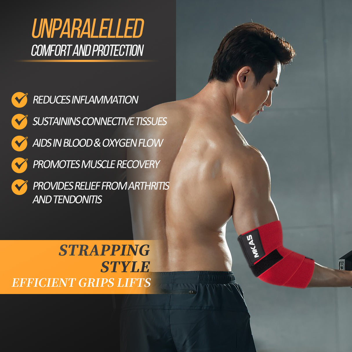 #7-0039 Par de Coderas para levantamiento de pesas