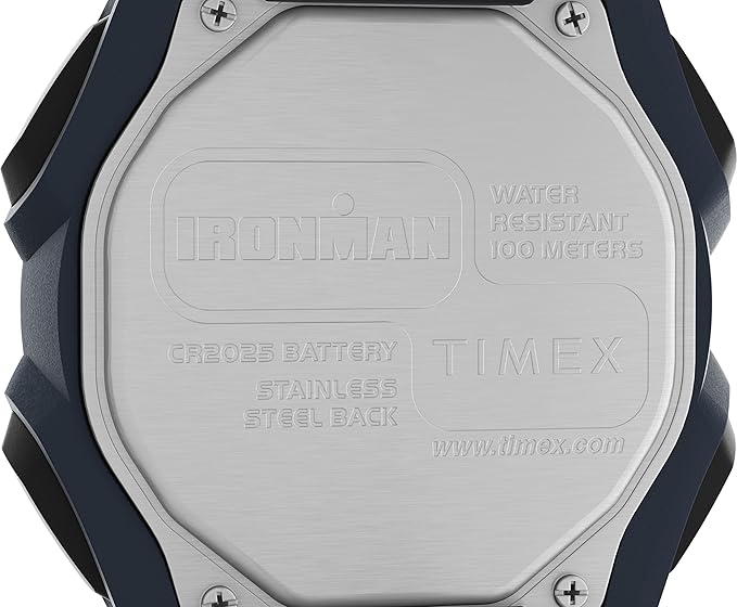 TW5M48400 Reloj Timex Ironman Digital para Caballero con Correa de Caucho 45 mm