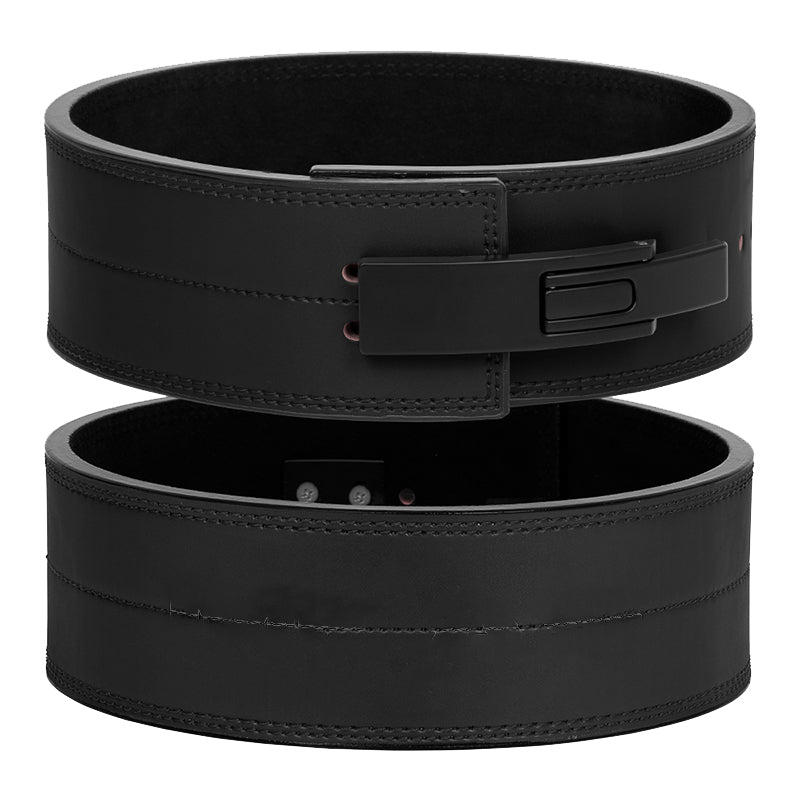 8-0045 Cinturón de levantamiento de cuero color negro